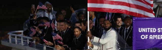 世俱杯竞猜-詹皇当旗手造就开幕式名场面！库里忙换徽章人气旺