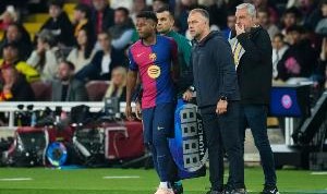 世俱杯竞猜-六台记者：弗里克未与法蒂告别，没有祝球员好运