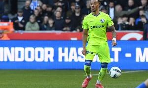 记者：米兰已向阿奇-布朗提出口头合同报价，但未与根特正式谈判